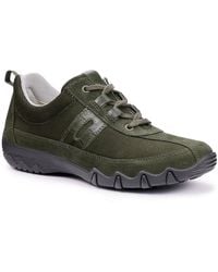 Hotter - Leanne Ii Wide Trainers Colour: Forest Nubuck - Lyst