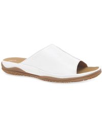 Gabor - Idol Leather Wide Fit Mules - Lyst