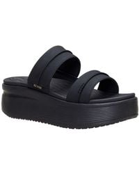 HEYDUDE - Austin Slide Calssic Wedge Sandals - Lyst