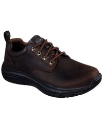 mens skechers brown expected cason boots