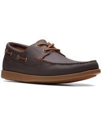 Clarks Ferius Coast Boat Shoes - Brown