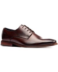 Base London - Marley Plain Toe Derby Shoes - Lyst