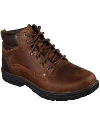 skechers casual boots mens