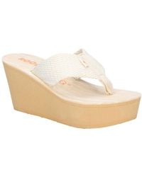 Rocket Dog - Diver Webbing Toe Post Wedge Sandals - Lyst