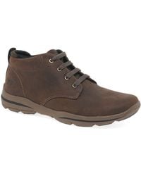 skechers slip on boots mens