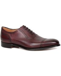 Cheaney - Fenchurch Oxford Shoes Colour: Burgund Calf Lea (F) - Lyst