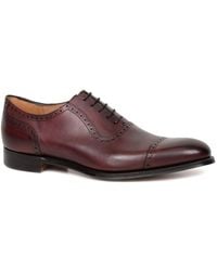Cheaney - Fenchurch Oxford Shoes Colour: Burgund Calf Lea (F) - Lyst