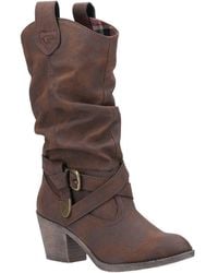 Rocket Dog - Sidestep Mid Calf Western Boot - Lyst