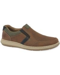 Rieker Pierce Casual Shoes - Brown