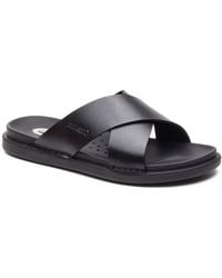 Base London - Drift Cross Strap Sandals - Lyst