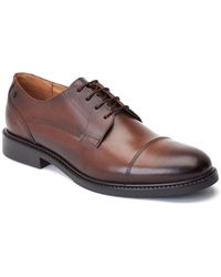 Base London - Magnus Toe Cap Derby Shoes - Lyst