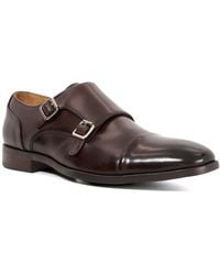 Dune - Satchin Classic Monk Strap Shoes - Lyst