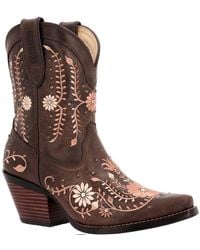 Durango - Crush Western Ankle Boots - Lyst