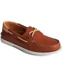Sperry Top-Sider - Authentic Original 2-eye Veg Re-tan Boat Shoes - Lyst