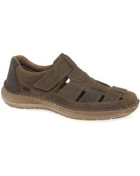 Rieker - Flight Riptape Sandals - Lyst