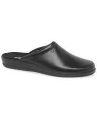 Rohde - Mule Leather Slip On Slippers - Lyst