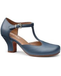 Hotter - Tempo T-Bar Court Shoes - Lyst