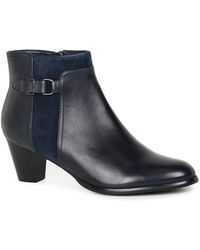 Regarde Le Ciel - Sonia 148 Ankle Boots Lea/Suede - Lyst