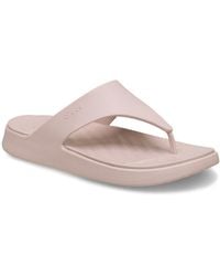 Crocs™ - Getaway Triangle Flip Sandals - Lyst