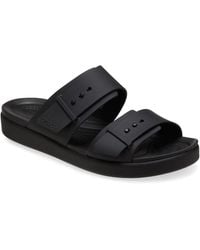 Crocs™ - Brooklyn Buckle Low Sandals - Lyst