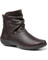 Hotter - Whisper Leather Wide Fit Ankle Boots - Lyst