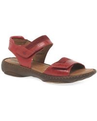 Josef Seibel - Debra 19 Leather Sandals - Lyst