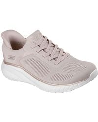 Skechers - Engineered Knitted Bungee Slip-On Runners - Lyst