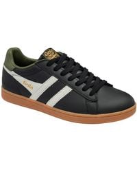 Gola - Equipe Ii Leather Trainers - Lyst