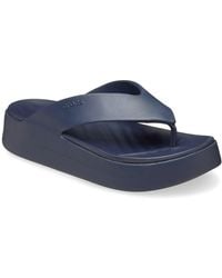Crocs™ - Getaway Platform Flip Toe Post Sandals - Lyst