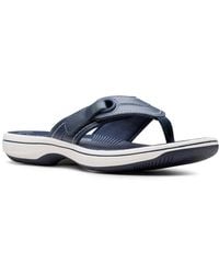 Clarks - Brinkley Reyna Toe Post Sandals - Lyst