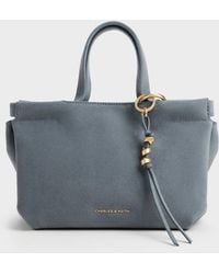 Charles & Keith - Mini Zephyr Tassel Tote Bag - Lyst