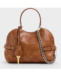 Charles & Keith - Delfina Chain Side-belt Tote Bag - Lyst