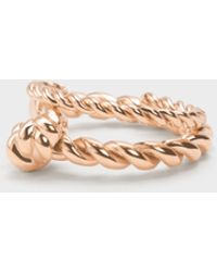 Charles & Keith - Sable Rope-Knot Two-Ring Set - Lyst