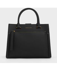 Charles & Keith - Anwen Structured Tote Bag - Lyst