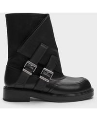 Charles & Keith - Aether Buckled Calf Boots - Lyst