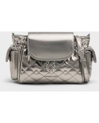 Charles & Keith - Duo Quilted Two-Way Front Flap Backpack - Lyst