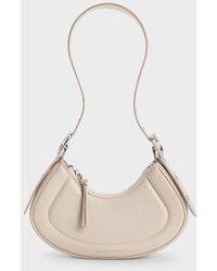Charles & Keith - Petra Curved Shoulder Bag - Lyst