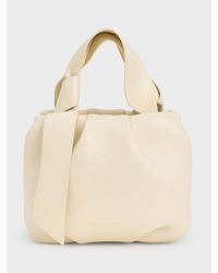 Charles & Keith - Toni Knotted Ruched Bag - Lyst