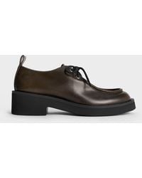 Charles & Keith - Lace-Up Chunky-Sole Derbys - Lyst