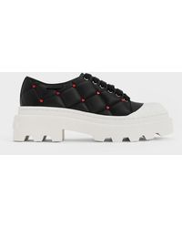 Charles & Keith - Dahlia Heart-print Chunky Sneakers - Lyst