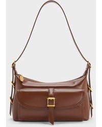 Charles & Keith - Bryna Belted Shoulder Bag - Lyst