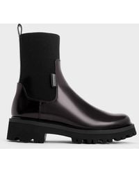 Charles & Keith - Remy Ridge-sole Chelsea Boots - Lyst
