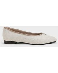 Charles & Keith - Griselda Two-Tone Ballet Flats - Lyst