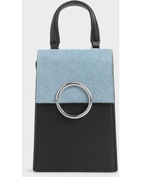 charles and keith denim bag