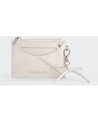 Charles & Keith - Hazel Bow Panelled Card Holder - Lyst