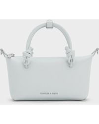 Charles & Keith - Sammie Knotted-Handle Tote Bag - Lyst