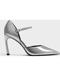 Charles & Keith - Metallic Pointed D'Orsay Stiletto Pumps - Lyst