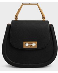 charles and keith geometric bag