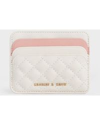 Charles & Keith - Quilted Multi-slot Card Holder - Lyst