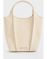 Charles & Keith - Arlys Linen Tote Bag - Lyst
